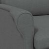 vidaXL Armchair Dark grey 76 x 94 x 102 cm Fabric