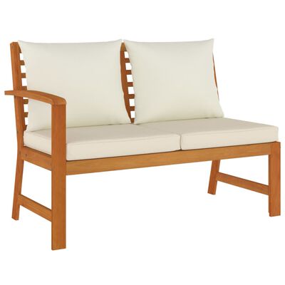 vidaXL 7 Piece Garden Dining Set with Cushions Solid Wood Acacia