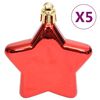 vidaXL 70 Piece Christmas Bauble Set Gold and Red