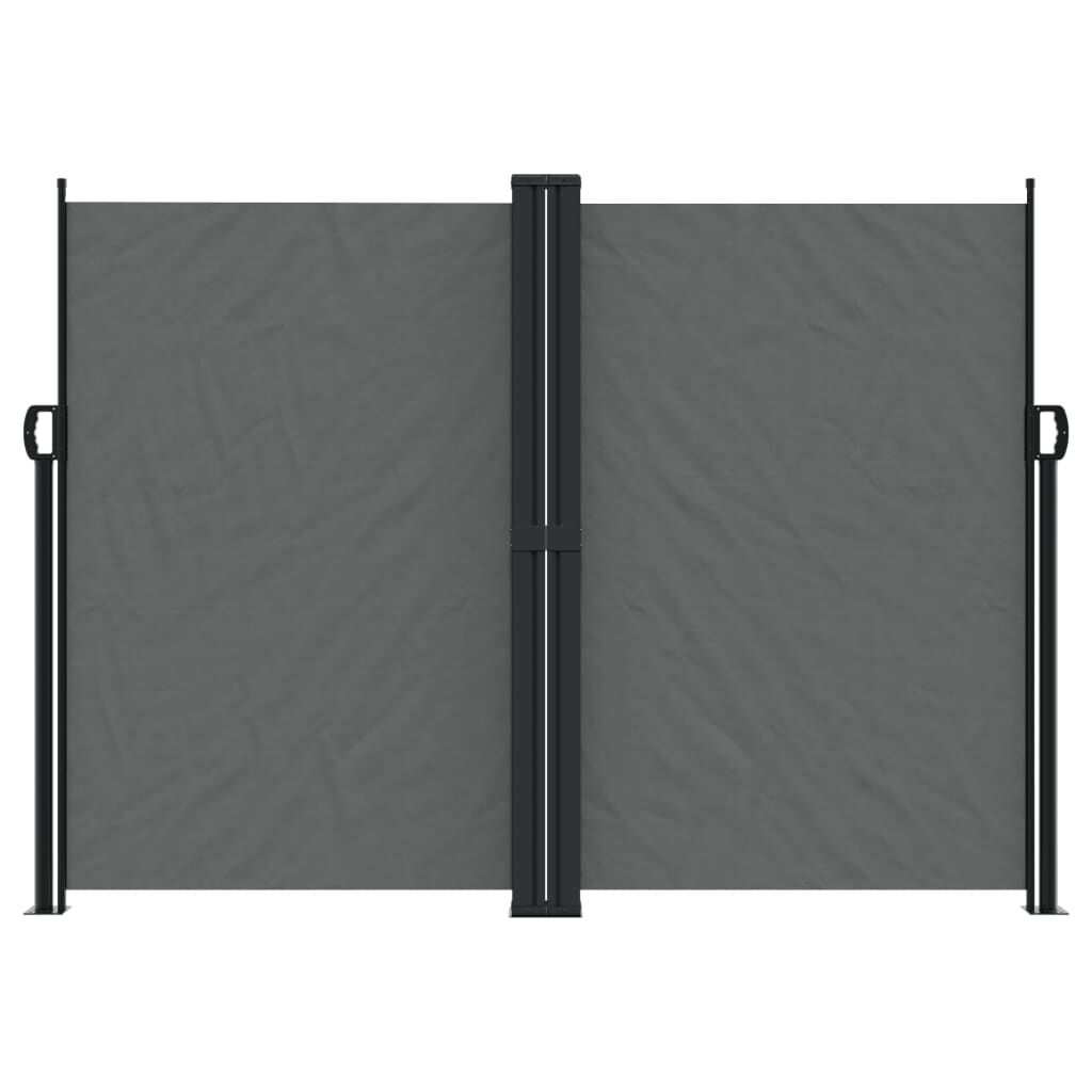 vidaXL Retractable Side Awning Anthracite 180x1200 cm