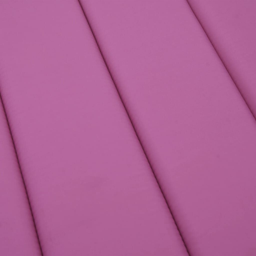 vidaXL Sun Lounger Cushion Pink Oxford Fabric