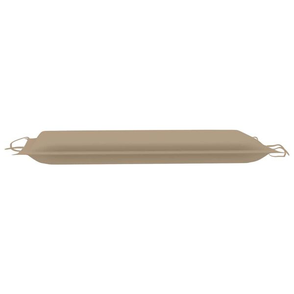 vidaXL Rocking Sun Lounger with Cushion Solid Teak Wood