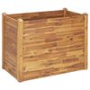 vidaXL Garden Raised Bed 110x60x84 cm Solid Acacia Wood
