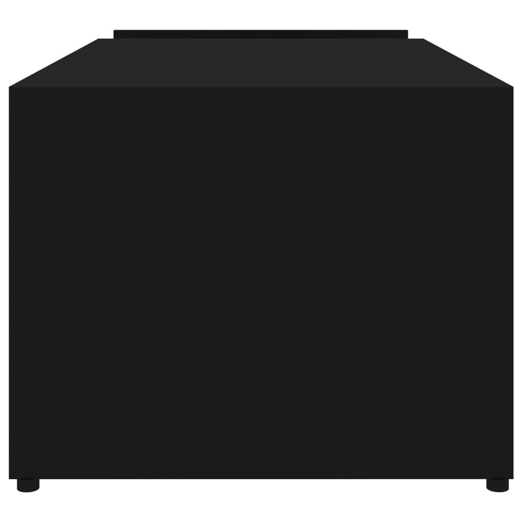 vidaXL Coffee Table Black 90x45x35 cm Engineered Wood