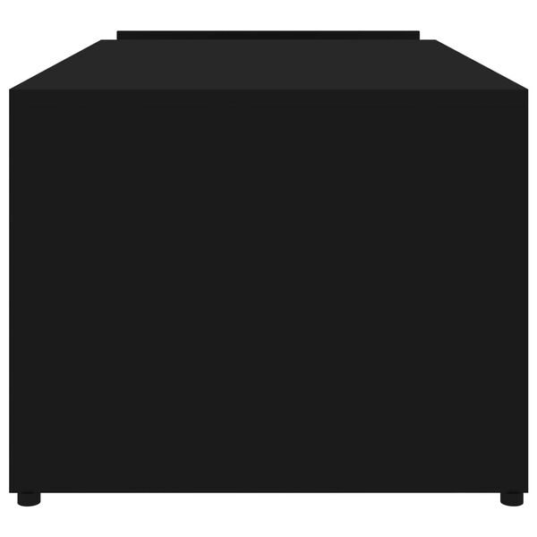 vidaXL Coffee Table Black 90x45x35 cm Engineered Wood