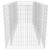 vidaXL Gabion Raised Bed Steel 180x90x100 cm Silver