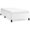 vidaXL Bed Frame without Mattress White 100x203 cm Twin XL Faux Leather