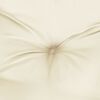 vidaXL Pallet Cushion Cream 60x40x12 cm Fabric