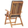 vidaXL 5 Piece Garden Dining Set with Cushions Solid Teak Wood