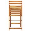 vidaXL Garden Planter Table with 2 Bistro Chairs Solid Acacia Wood