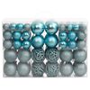 vidaXL Christmas Baubles 100 pcs Turquoise 3 / 4 / 6 cm