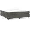 vidaXL Box Spring Bed Frame Dark Grey California King Velvet (US Only)