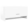 vidaXL Wardrobe High Gloss White 70x32.5x35 cm Engineered Wood