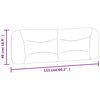 vidaXL Headboard Cushion "Hvar" Black 153 cm Faux Leather