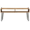 vidaXL TV Stand Solid Mango Wood 110x35x45 cm