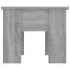vidaXL Coffee Table Grey Sonoma 79x49x41 cm Engineered Wood