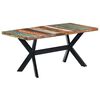 vidaXL Dining Table 160x80x75 cm Solid Reclaimed Wood