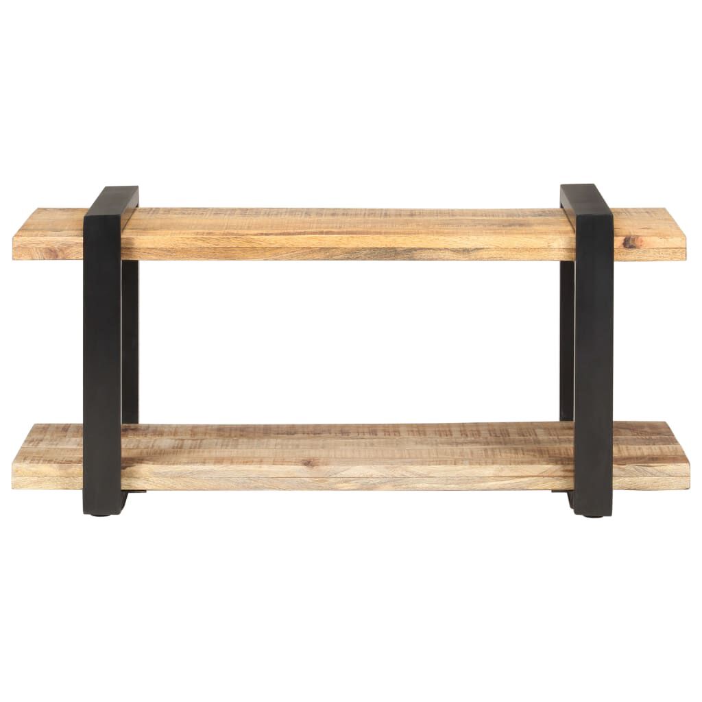 vidaXL TV Cabinet 90x40x40 cm Rough Mango Wood