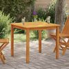 vidaXL Garden Table 85x85x74 cm Solid Acacia Wood