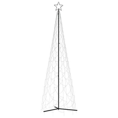 vidaXL Christmas Cone Tree Cold White 500 LEDs 100x300 cm