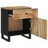 vidaXL Bedside Cabinet 50x33x60 cm Solid Wood Mango&Engineered Wood
