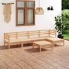 vidaXL 6 Piece Garden Lounge Set Solid Pinewood