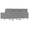 vidaXL 3-Seater Sofa Light Grey 180 cm Fabric