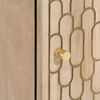 vidaXL Bathroom Wall Cabinet 38x33x48 cm Solid Wood Mango