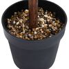 vidaXL Artificial Boxwood Plant with Pot Ball Shaped Green 50 cm