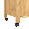 vidaXL Kitchen Trolley MONZA 60x40x88.5 cm Solid Wood Pine