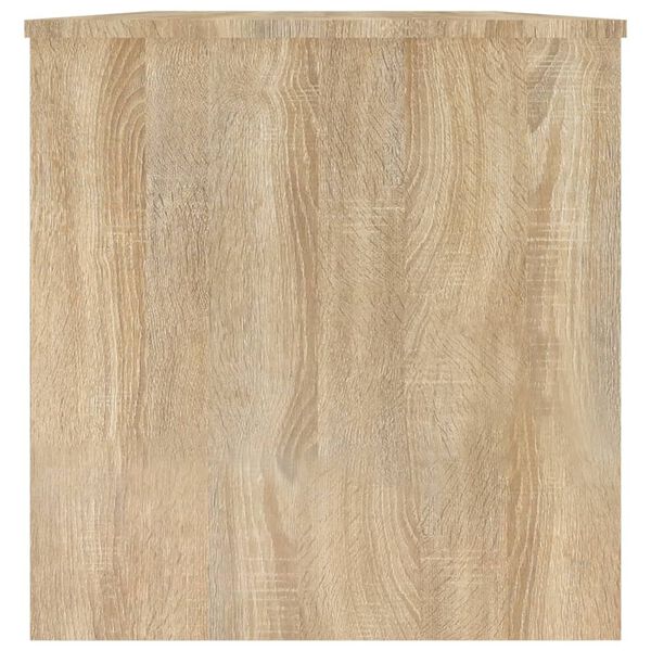 vidaXL Coffee Table Sonoma Oak 102x50x52,5 cm Engineered Wood