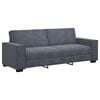 vidaXL 3-Seater Sofa Dark Grey 180 cm Velvet