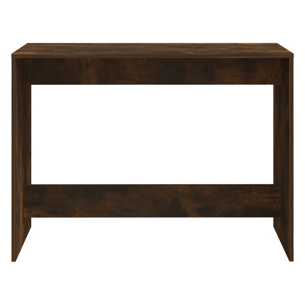 vidaXL 3 Piece Dining Set Smoked Oak Engineered Wood