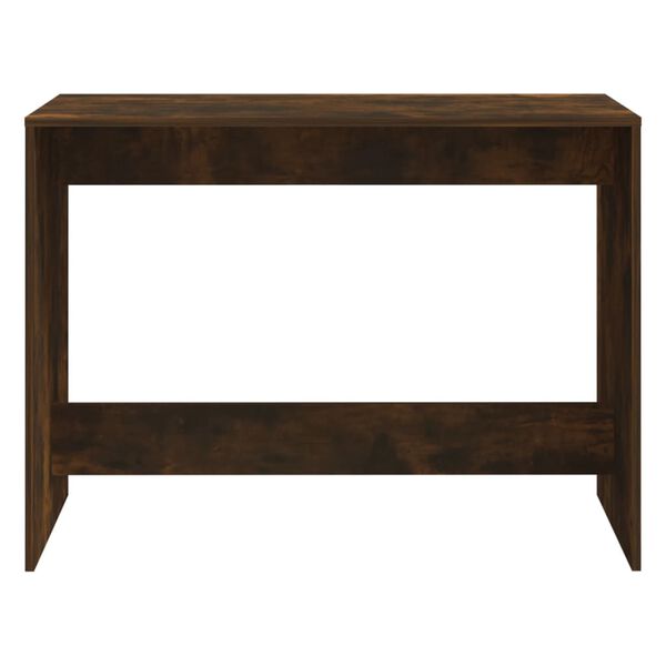 vidaXL 3 Piece Dining Set Smoked Oak Engineered Wood