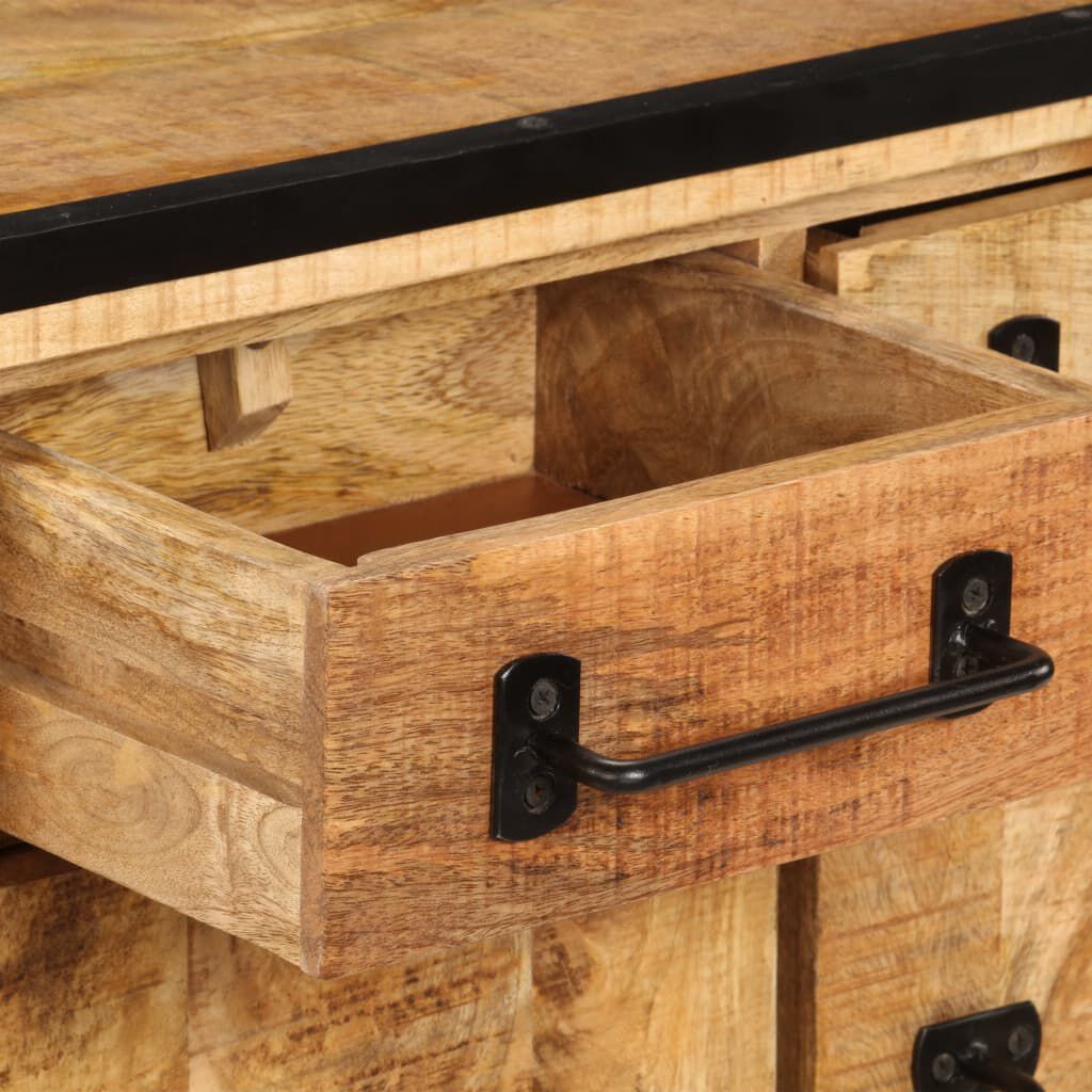 vidaXL Sideboard 65x30x70 cm Solid Mango Wood