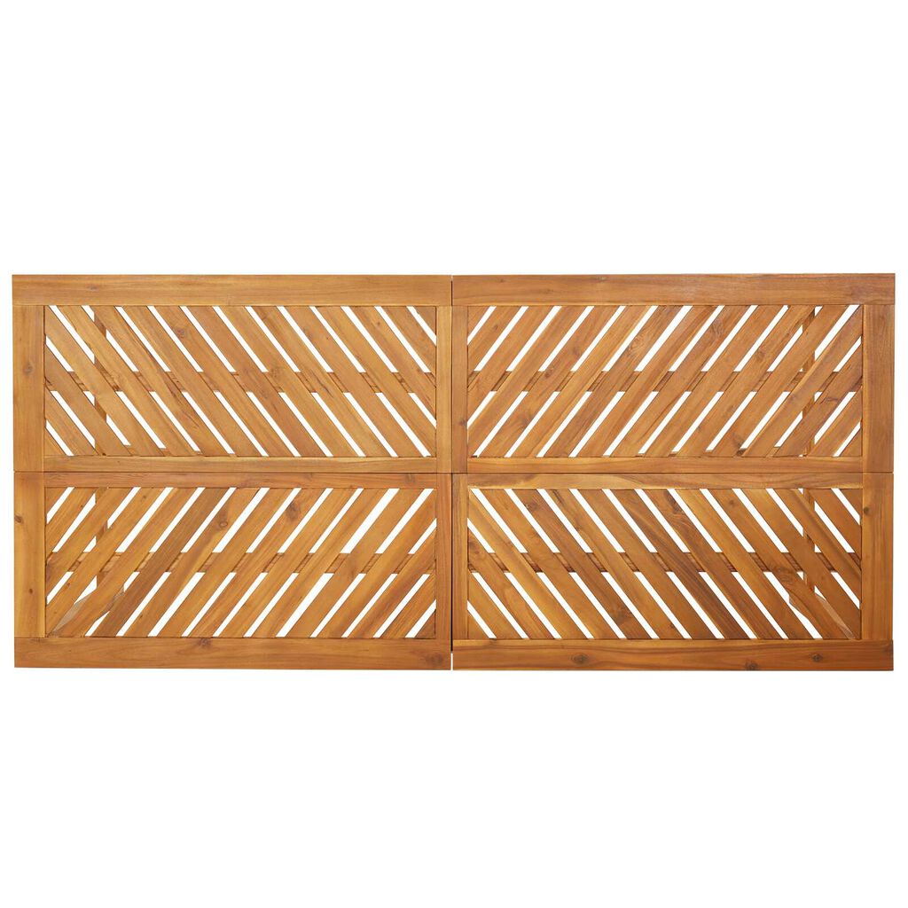 vidaXL 7 Piece Garden Dining Set Solid Wood Acacia