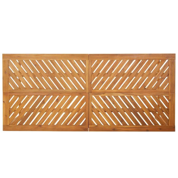 vidaXL 7 Piece Garden Dining Set Solid Wood Acacia