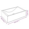vidaXL Bathroom Vanity Cabinet with Black Marble Sinks Solid Wood Teak