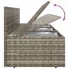 vidaXL 10 Piece Garden Lounge Set with Cushions Grey Poly Rattan