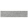 vidaXL Bookshelf Boards 4 pcs Concrete Grey 80x20x1.5 cm Engineered Wood