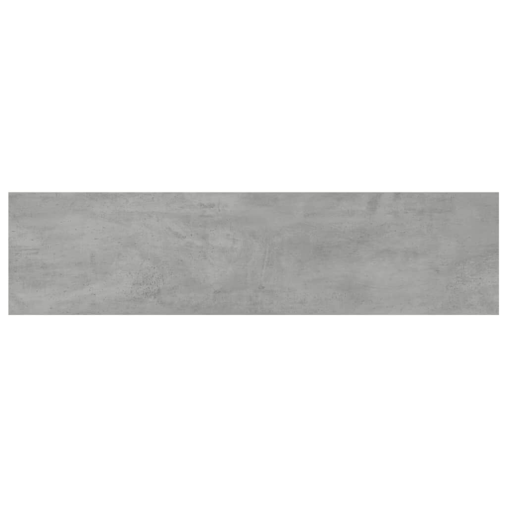 vidaXL Bookshelf Boards 4 pcs Concrete Grey 80x20x1.5 cm Engineered Wood