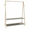 vidaXL Clothes Rack with Shelves 132x45.5x150.5 cm Bamboo