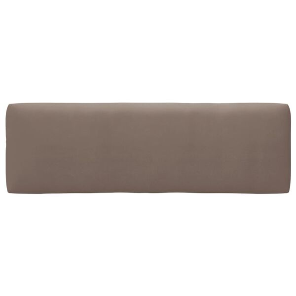 vidaXL Pallet Cushions 3 pcs Taupe Fabric