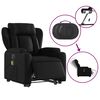 vidaXL Electric Stand up Massage Recliner Chair Black Faux Leather