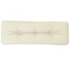 vidaXL Pallet Cushion Cream 120x40x12 cm Fabric