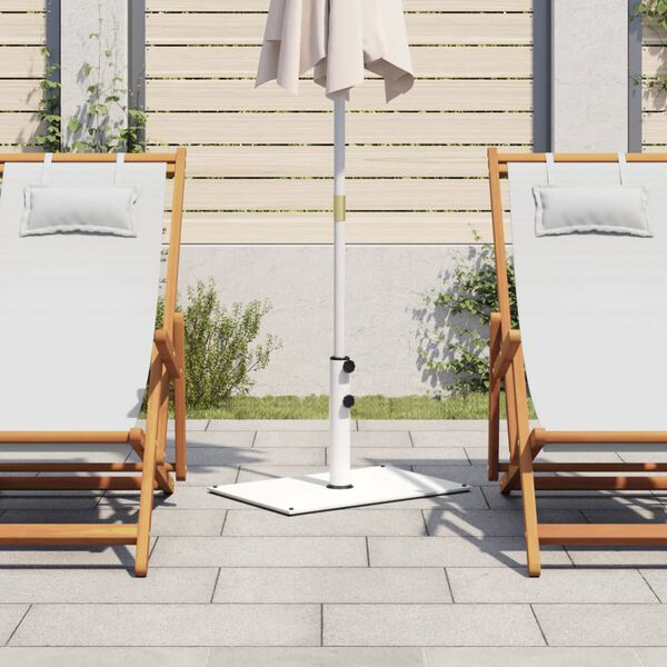 vidaXL Parasol Base for Ø32/38/48 mm Poles 15 kg Rectangular