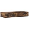 vidaXL Bed Drawers Smoked Oak 80 x 36.5 x 16.5 cm Engineered Wood