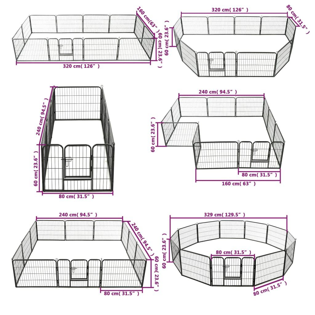 Dog playpen panels sale