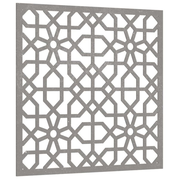vidaXL Garden Wall Decoration 55x55 cm Corten Steel Moorish Design