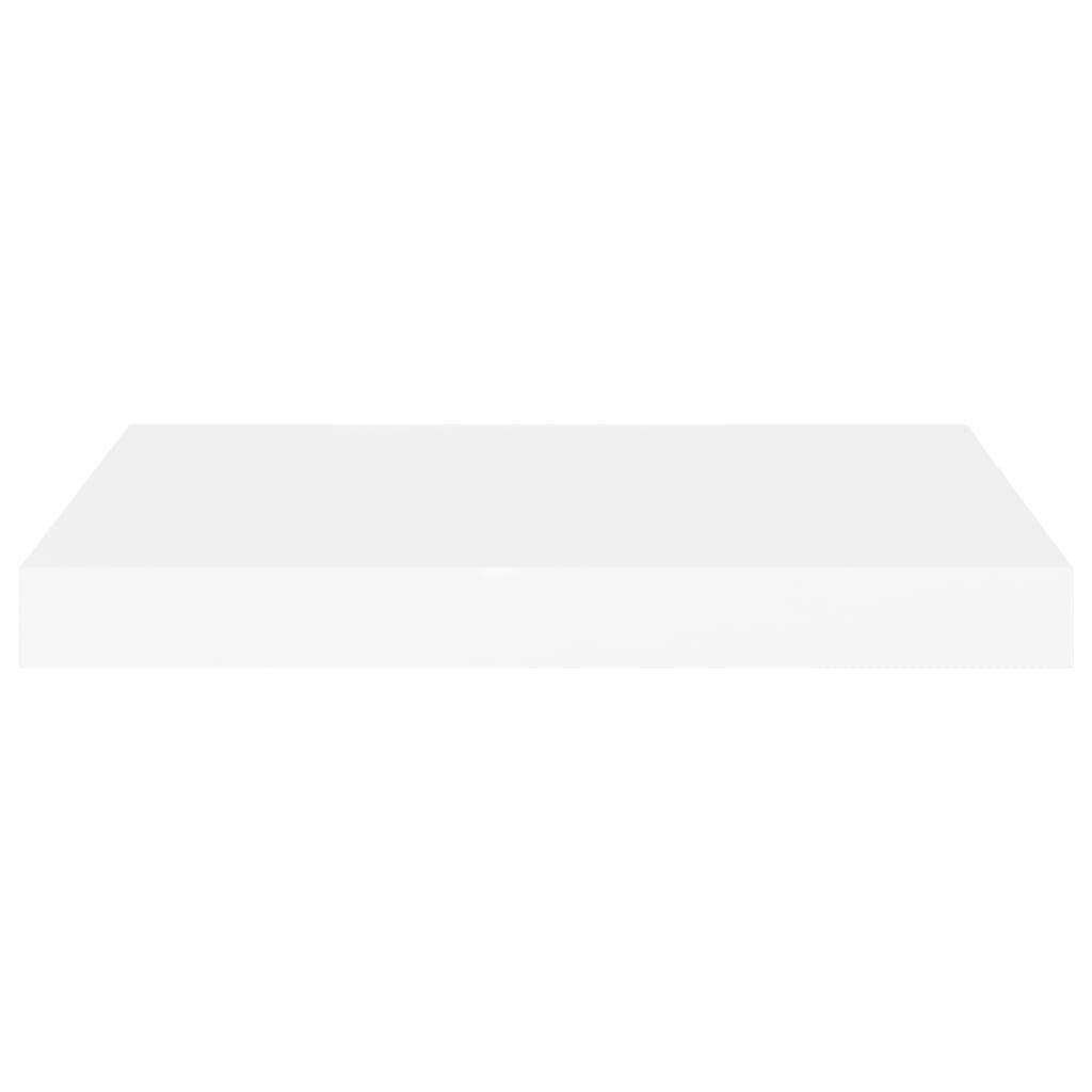 vidaXL Floating Wall Shelf White 40x23x3.8 cm MDF